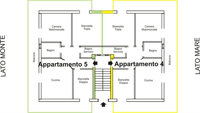 Pianta Secondo Piano